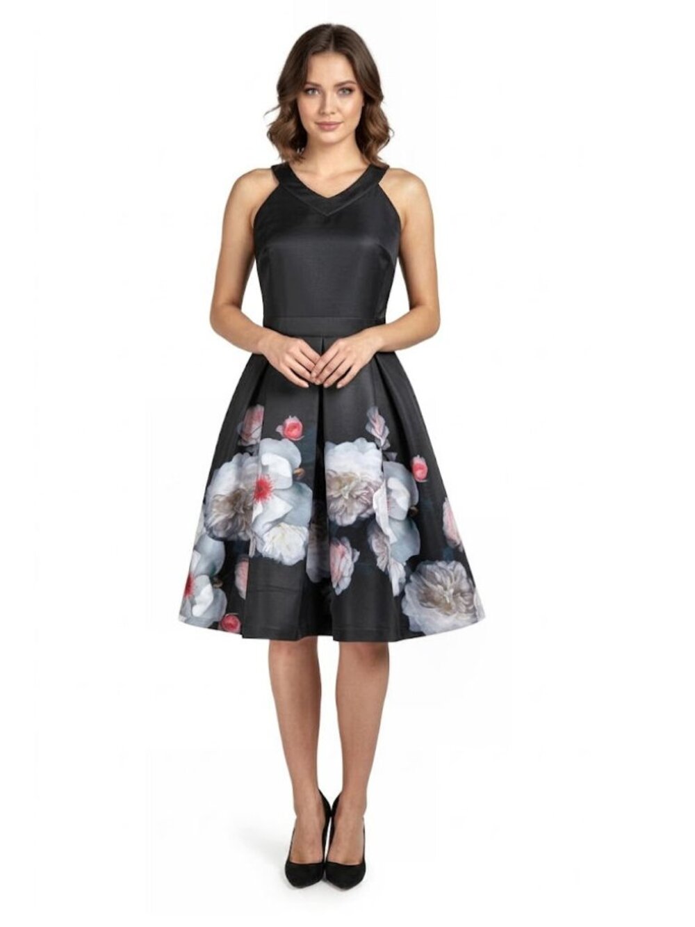 Ted Baker London Jelina Chelsea Floral Fit & Flare Dress Womens Size 2 TB / 6 US